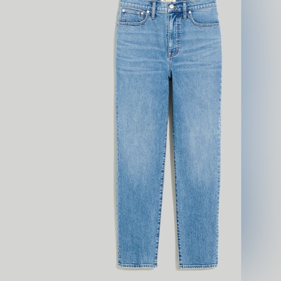 MADEWELL THE MOM JEAN IN BASLEY WASH SIZE 28 STYLE NH665 - Picture 1 of 12